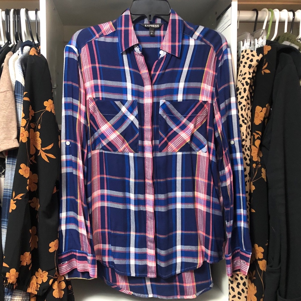 EUC Express Plaid Shirt